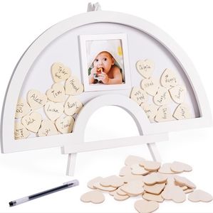 Rainbow Keepsake Frame with Hearts